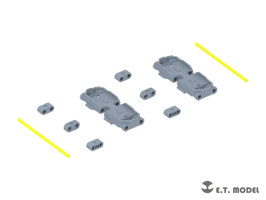 JGSDF Type 10 Tank Workable Track Type.1 1/35 Resin Model Kit - 1/35 resin model view 5