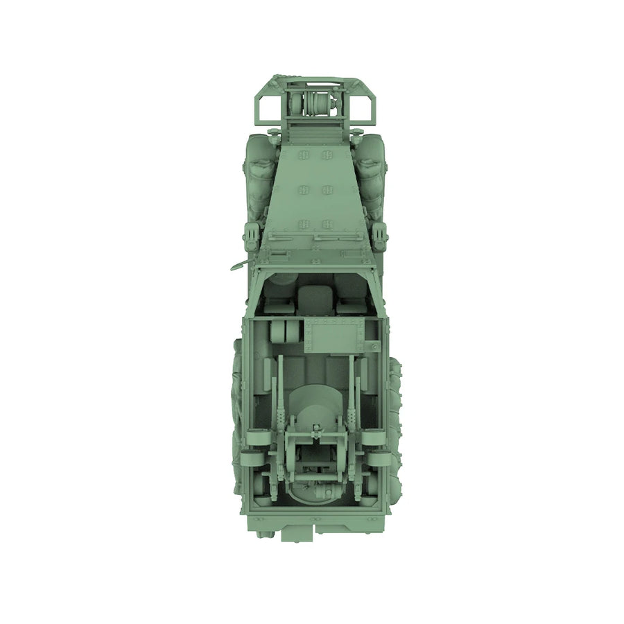 US M16 Multiple Gun Motor Carriage 1/220 Resin Model Kit - 1/220 resin model view 3