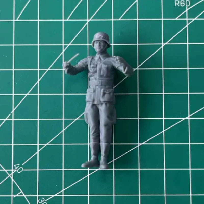 WWII German Army Band Conductor 1/35 Scale Resin Figure Kit - 1/35 resin model view 2