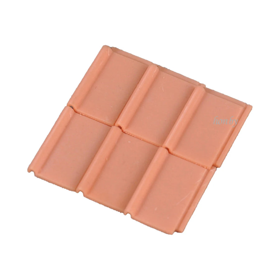 Orange Ceramic Roof Tiles 1/35 Resin Diorama Scenery Kit - 1/35 resin model view 2