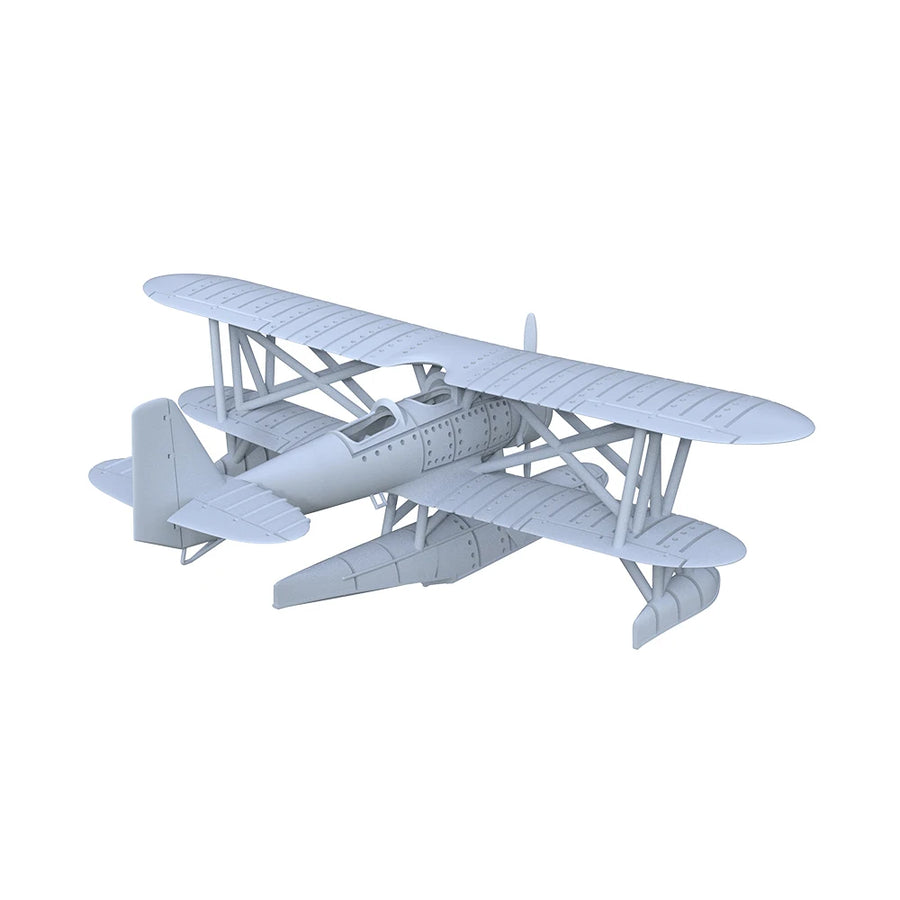 Japanese Navy Type 95 Reconnaissance Seaplane 1/144 Resin Model Kit - 1/144 resin model view 2