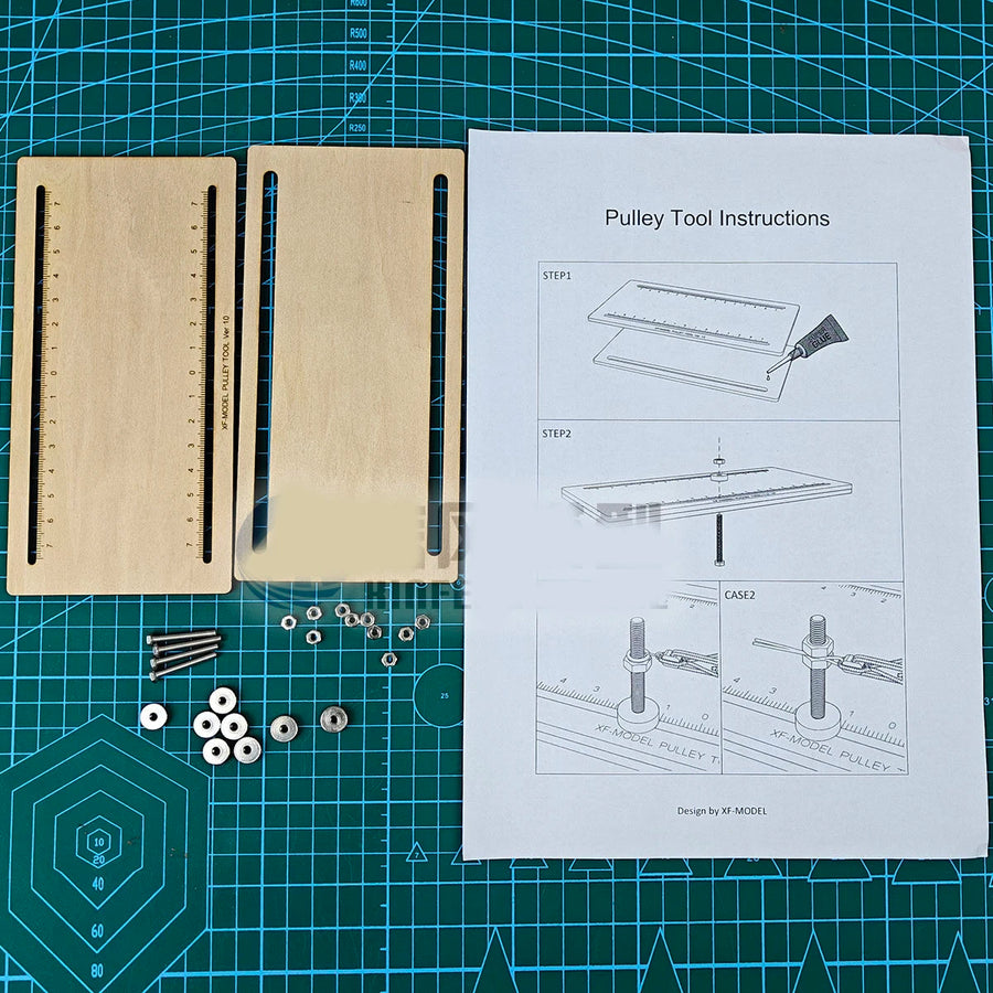 XF-Model Pulley Tool Ver.10 Resin Model Kit Accessory - resin model view 3