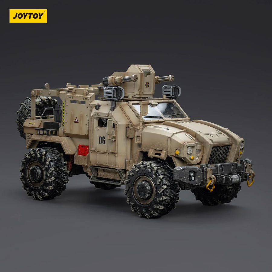 Modern US Special Forces MRAP Armored Vehicle with Crew 1/18 Resin Vehicle Kit - resin model view 3