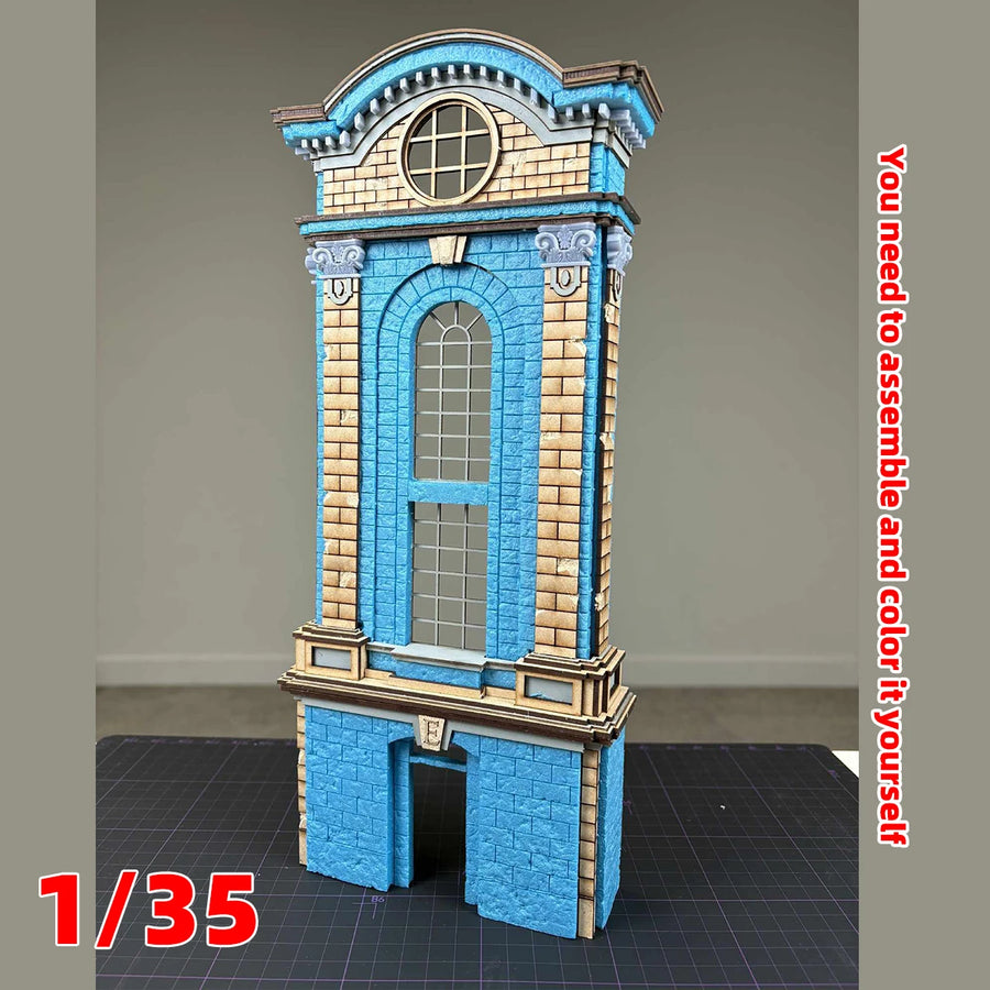 Alte Zionskirche European Church Tower 1/35 Resin Model Kit - 1/35 resin model view 3
