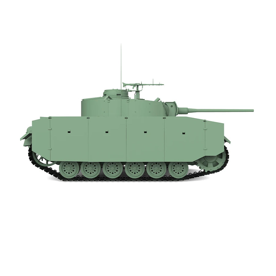 WWII German Panzer III Ausf.M 1/35 Scale Resin Model Kit - 1/35 resin model view 3