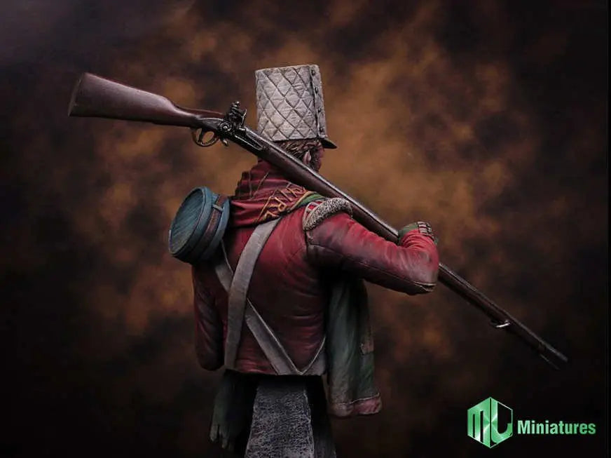 British Army 24th Regiment of Foot Soldier 1/35 Resin Figure - 1/35 resin model view 4
