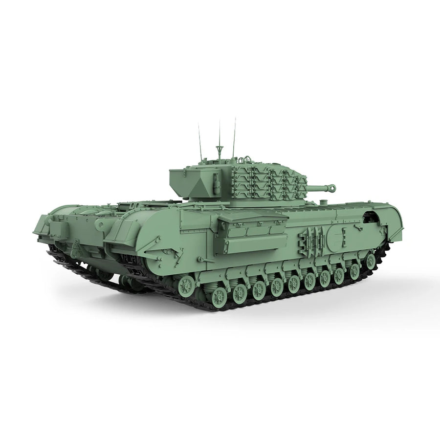 Churchill Tank Infantry Support 1/56 Resin Model Kit - 1/56 resin model view 2
