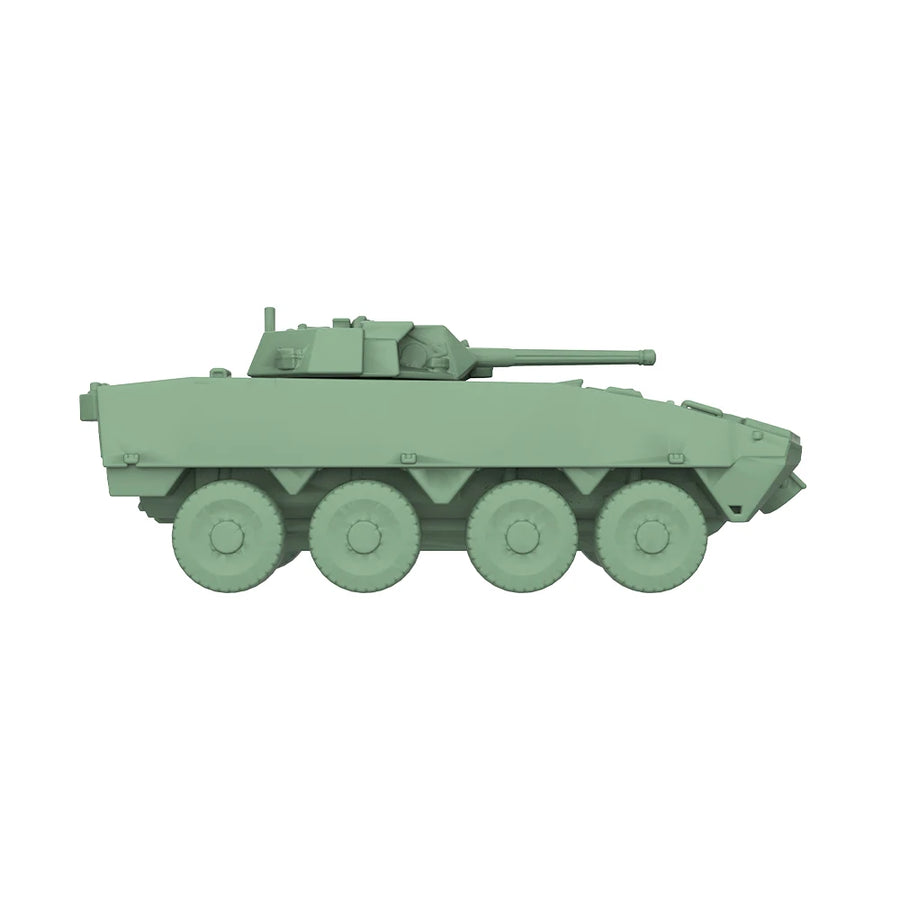 Modern Polish KTO Rosomak 8x8 Armored Vehicle 1/144 Resin Kit - 1/144 resin model view 3