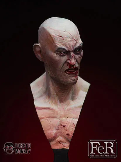 Laszlo Red Lion Scarred Warrior 1/16 Resin Bust - 1/16 resin model view 3