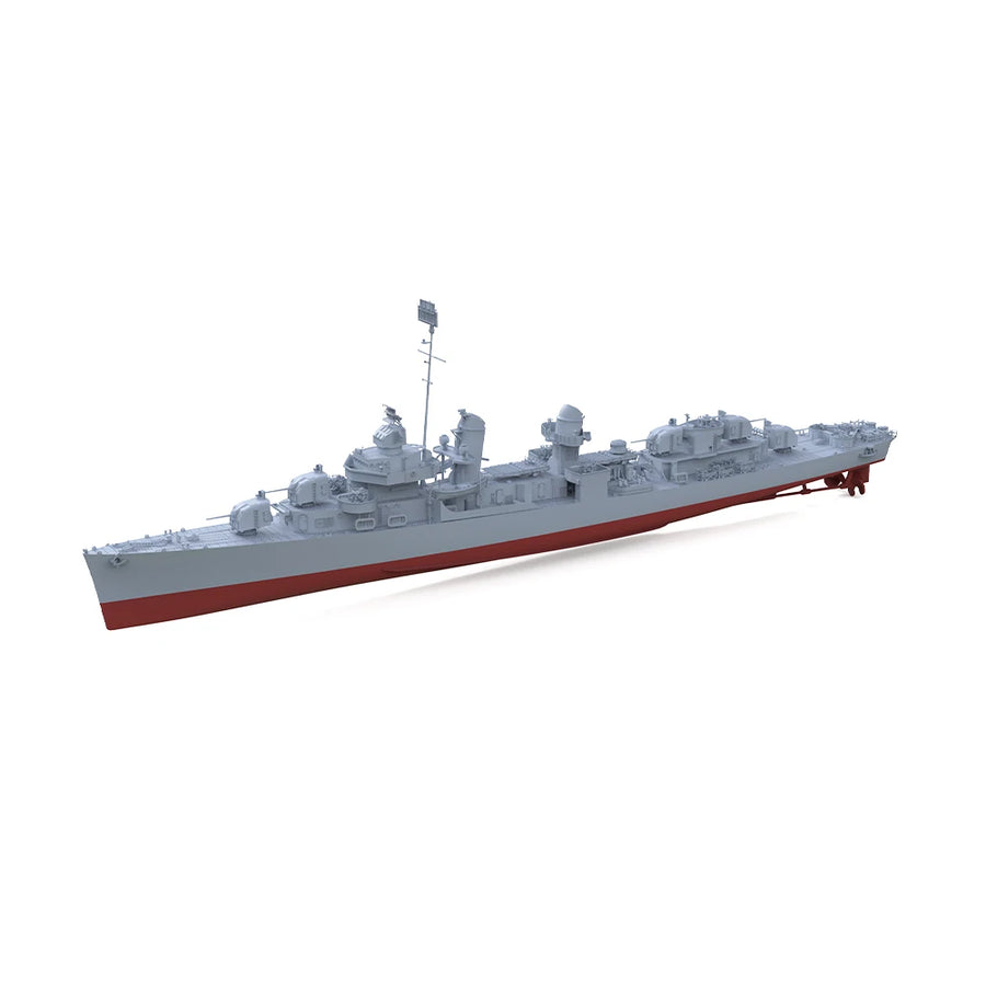 USS Cowell Fletcher-Class Destroyer 1943 1/700 Resin Model Kit - 1/700 resin model view 2