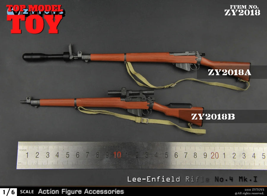 Lee-Enfield No.4 Mk.I Rifle Set 1/6 Resin Accessory Kit - 1/6 resin model view 2