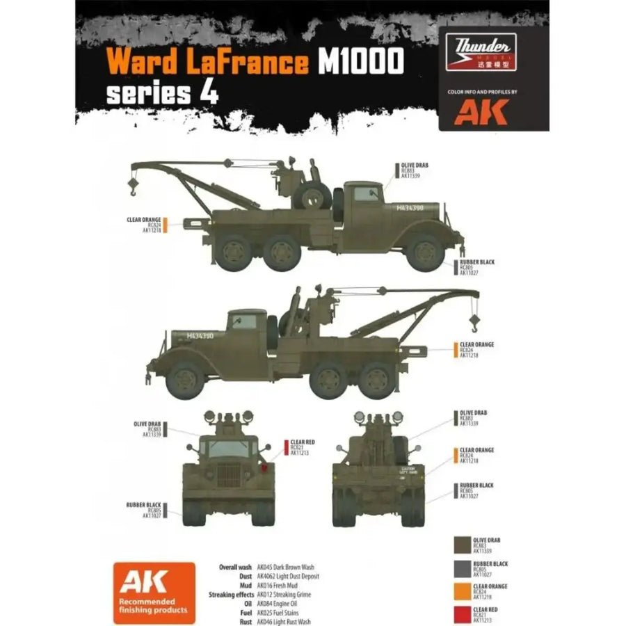 US M1000 Heavy Wrecker Ward LaFrance 1/35 Resin Model Kit - 1/35 resin model view 5
