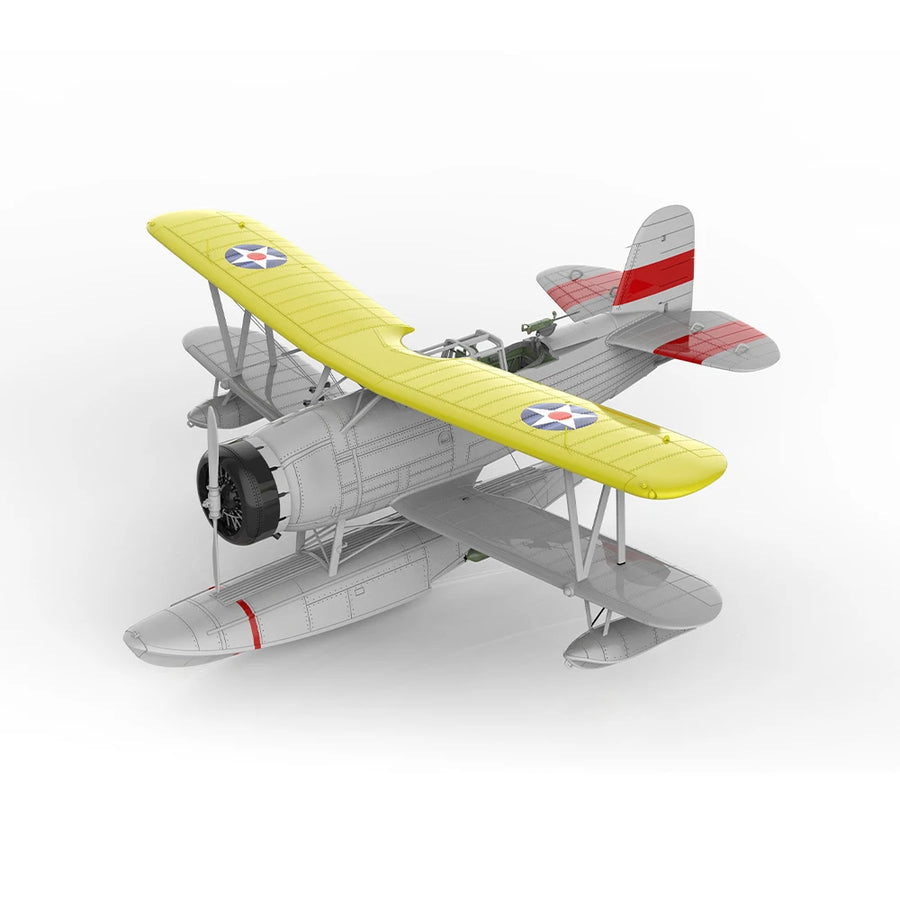 US Navy SOC-1 Seagull Floatplane 1/700 Resin Model Kit - 1/700 resin model view 2