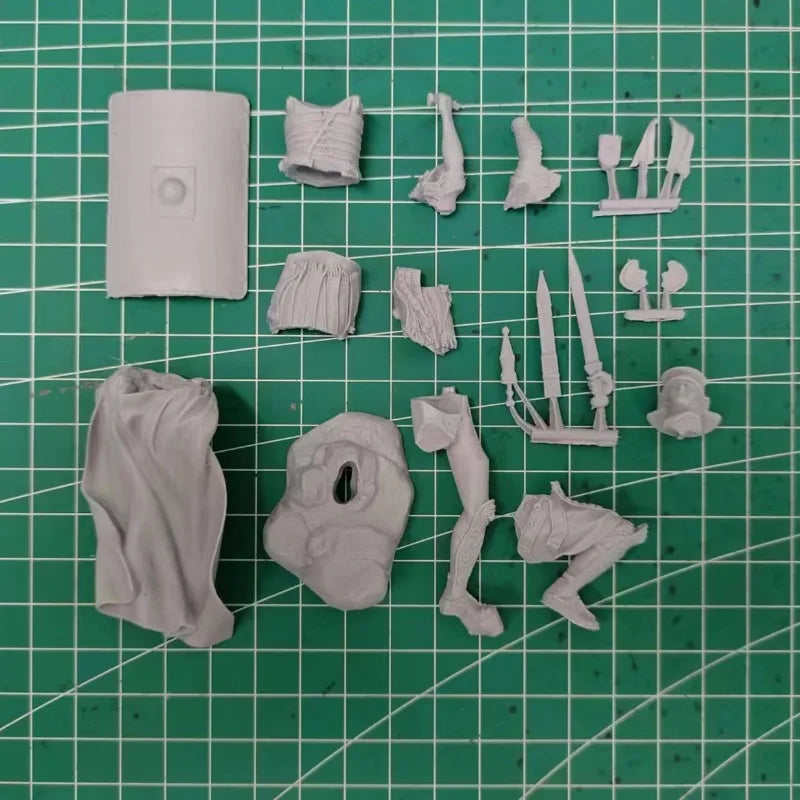 Roman Legionary Centurion with Shield 75mm Resin Figure - 75mm resin model view 5