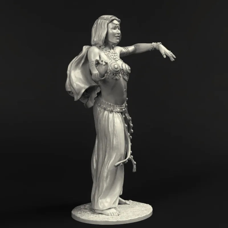 Oriental Court Dancer 1/24 Resin Figure Kit - 1/24 resin model view 2