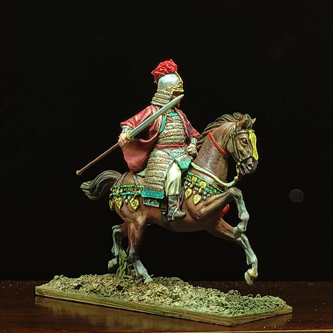 Song Dynasty General on Horseback 1/72 Resin Figure Kit - 1/72 resin model view 2
