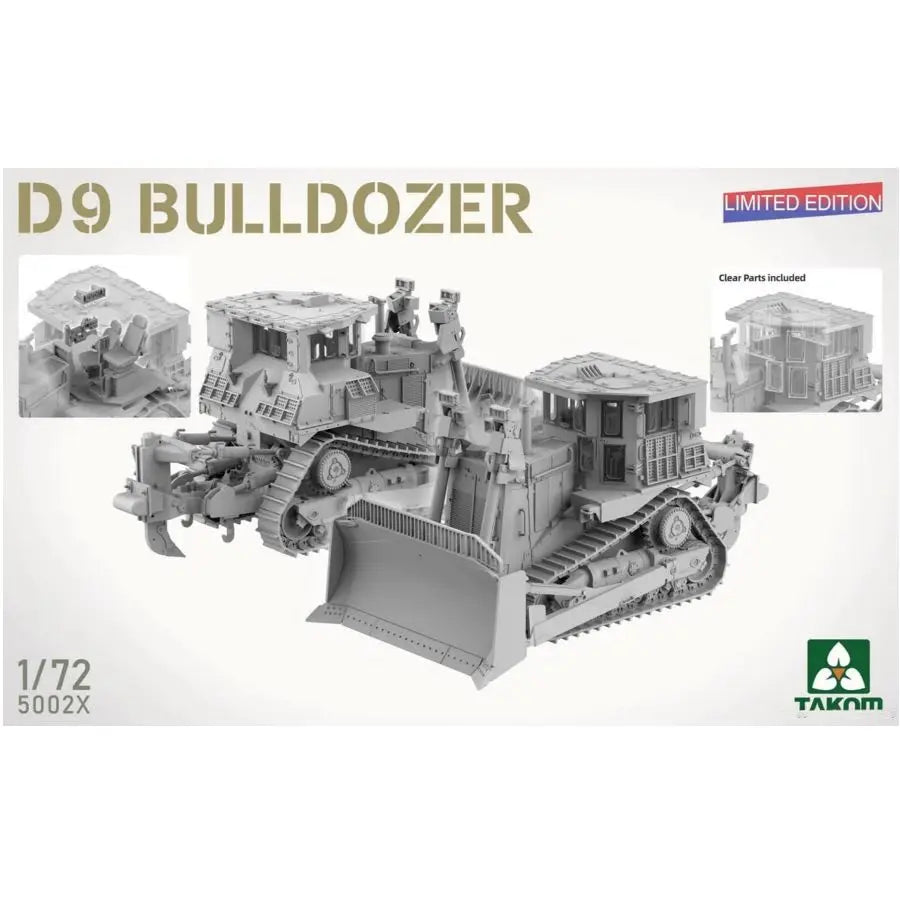 D9 Bulldozer Limited Edition 1/72 Scale Resin Model Kit - 1/72 resin model view 2