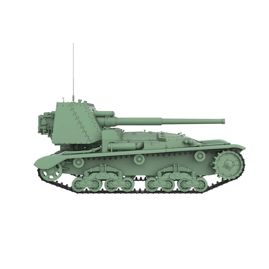 Italian M41M/L53 Self-Propelled Gun 1/144 Resin Model Kit - 1/144 resin model view 3