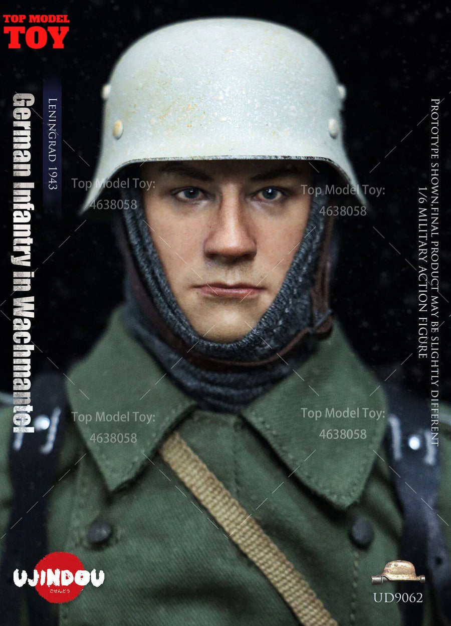 WWII German Infantry Soldier 1/6 Scale Resin Figure Kit - 1/6 resin model view 5