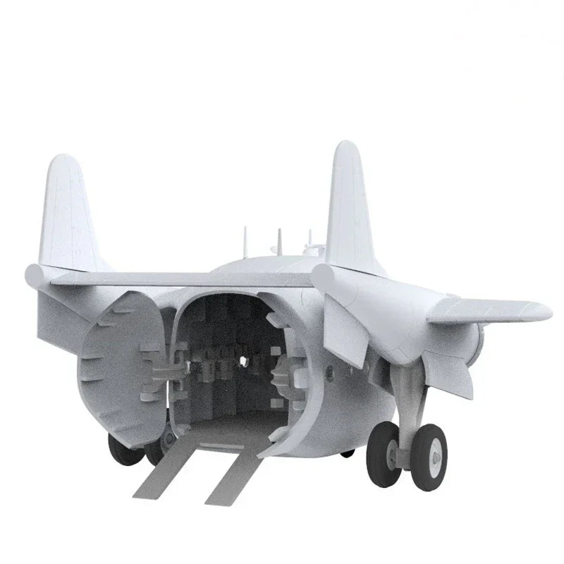 Fairchild C-119 Flying Boxcar Transport Aircraft 1/35 Resin Model Kit - 1/35 resin model view 3