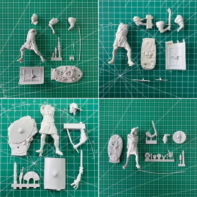 Ancient Roman Legionary with Weapons 75mm Resin Figure Kit - 75mm resin model view 2