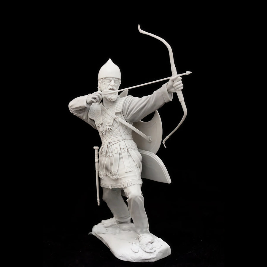 Ancient Persian Archer Warrior 1/24 Resin Figure Kit - 1/24 resin model view 3