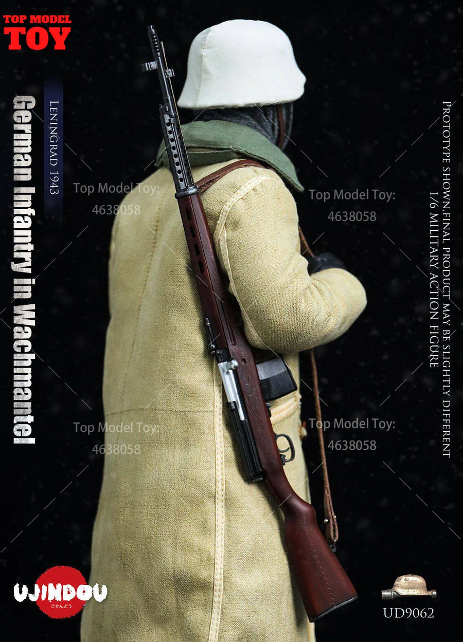 WWII German Infantry Soldier 1/6 Scale Resin Figure Kit - 1/6 resin model view 4