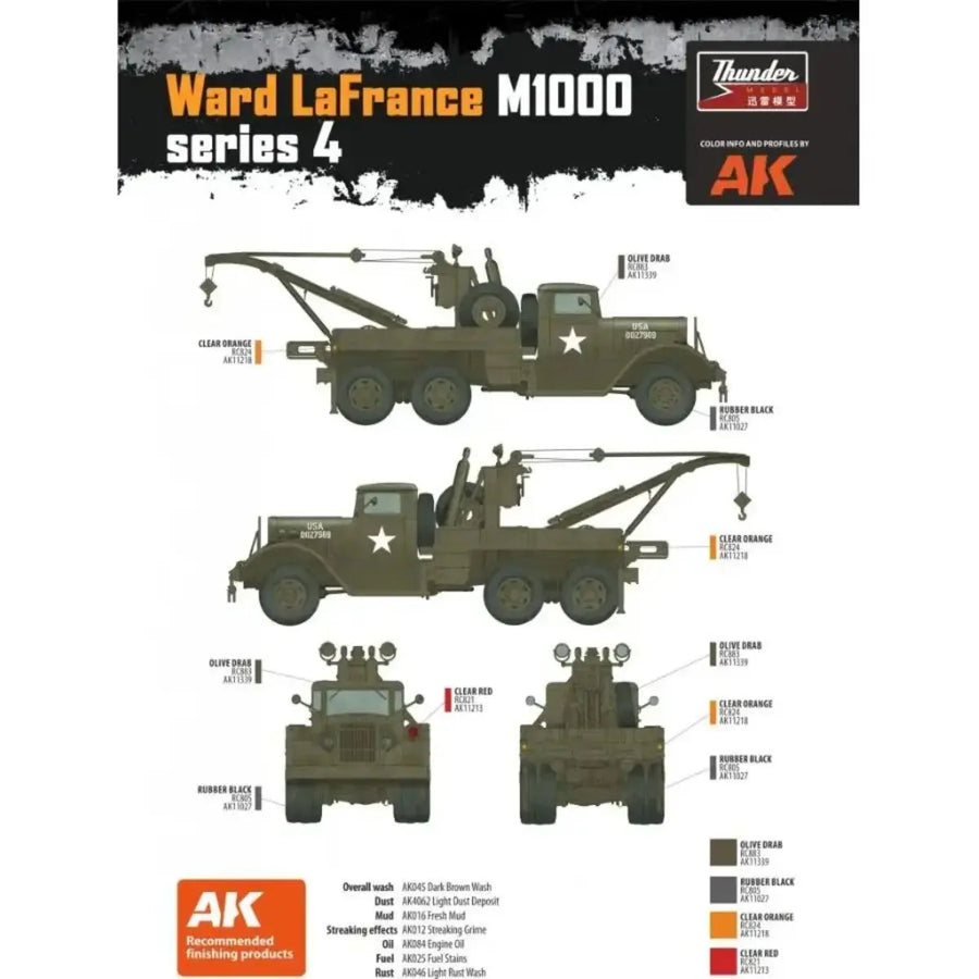 US M1000 Heavy Wrecker Ward LaFrance 1/35 Resin Model Kit - 1/35 resin model view 3