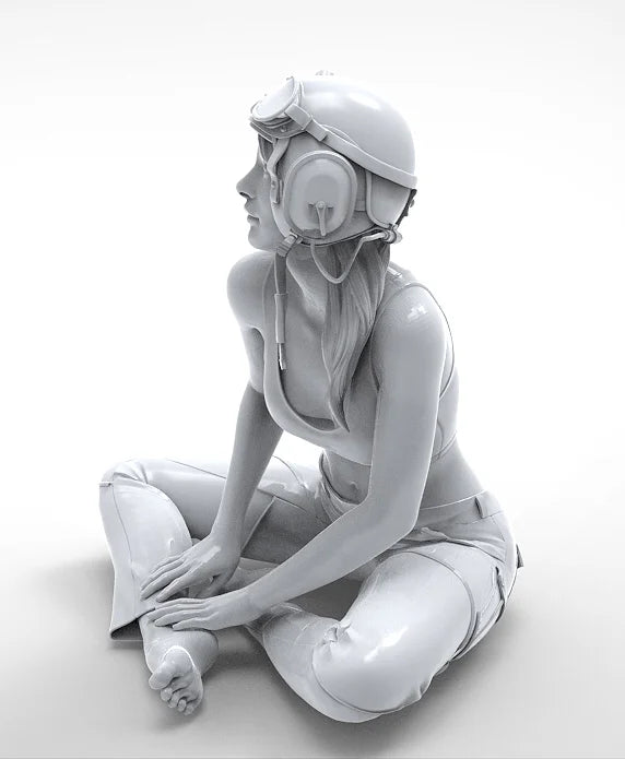 Jade Tactical Operator 1/35 Resin Figure Kit - 1/35 resin model view 4