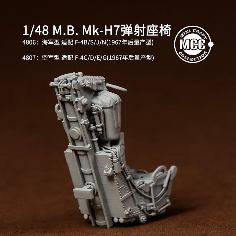 F-4 Phantom II Ejection Seat 1/48 Scale Resin Model Kit - 1/48 resin model view 4