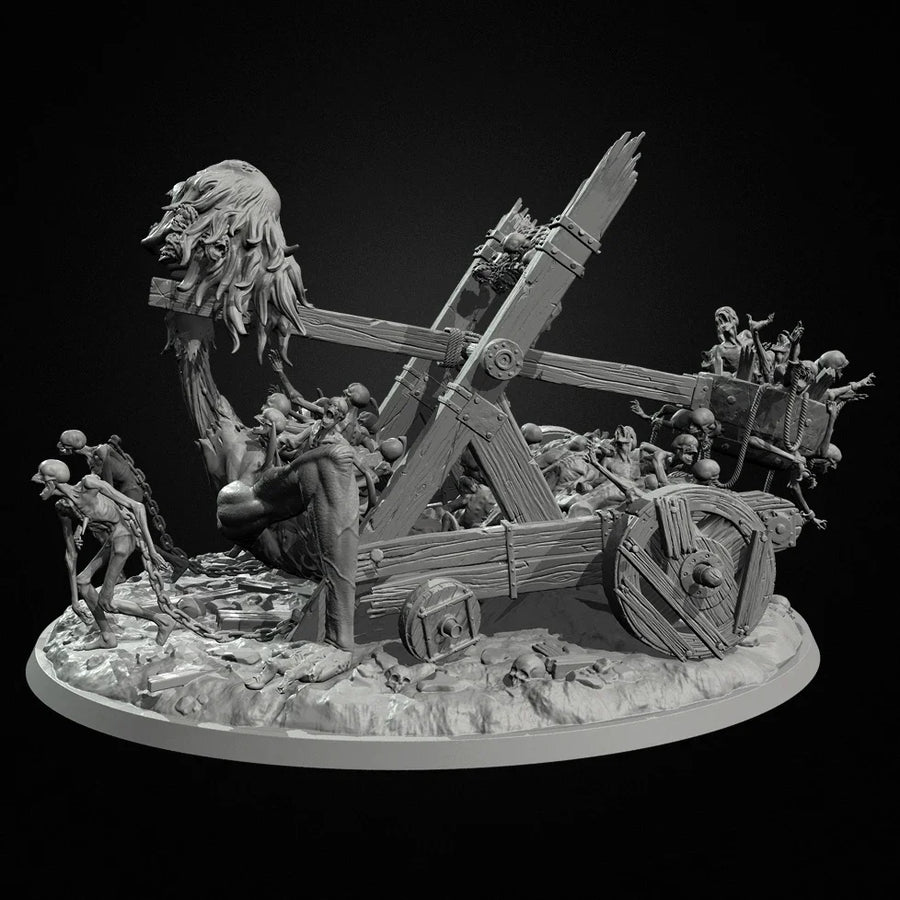 Steampunk Biker Skeleton Crew 45mm Resin Diorama Figure Kit - 45mm resin model view 3