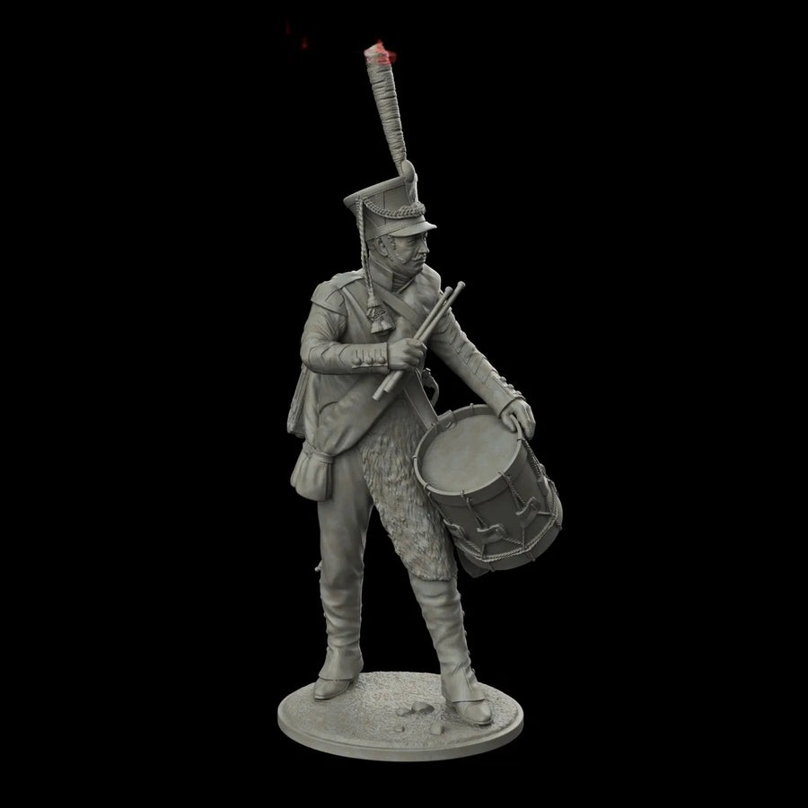 Russian Imperial Drummer 75mm Resin Figure Kit - 75mm resin model view 2