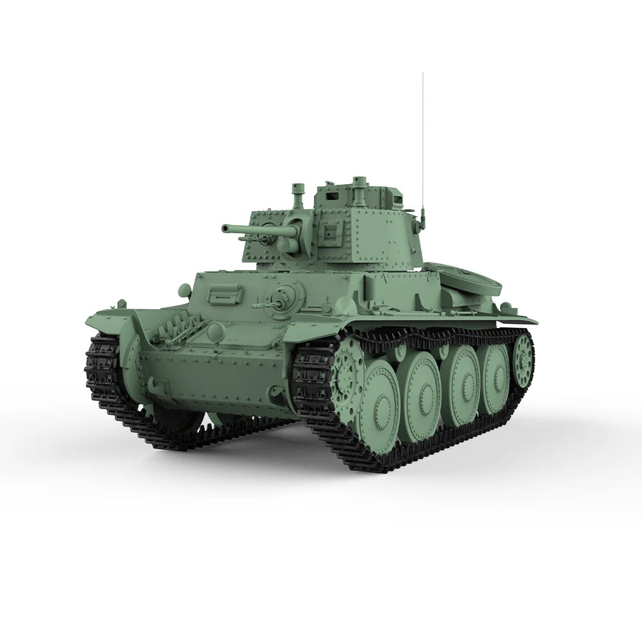 WWII European/Soviet Light Tank Miniatures 1/48 Resin Vehicle Kit - resin model view 2