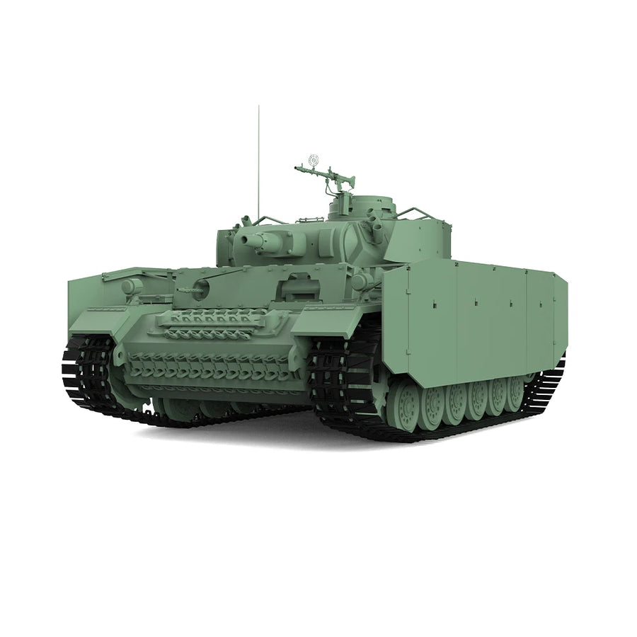 WWII German Panzer III Ausf.N 1/144 Resin Model Kit - 1/144 resin model view 2