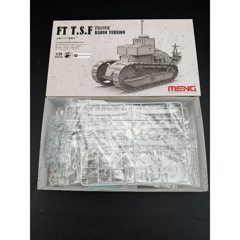 French FT T.S.F Radio Version Tank 1/35 Scale Resin Model Kit - 1/35 resin model view 2