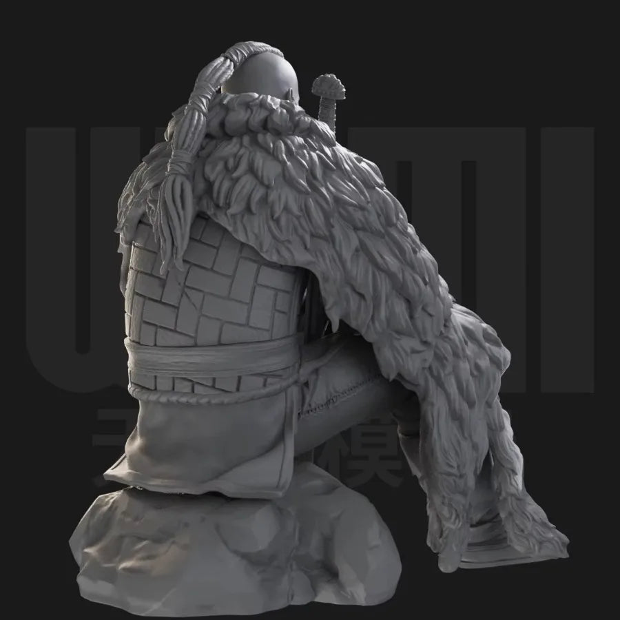 Bjorn Ironside Viking Warrior 1/24 Resin Figure Kit - 1/24 resin model view 3