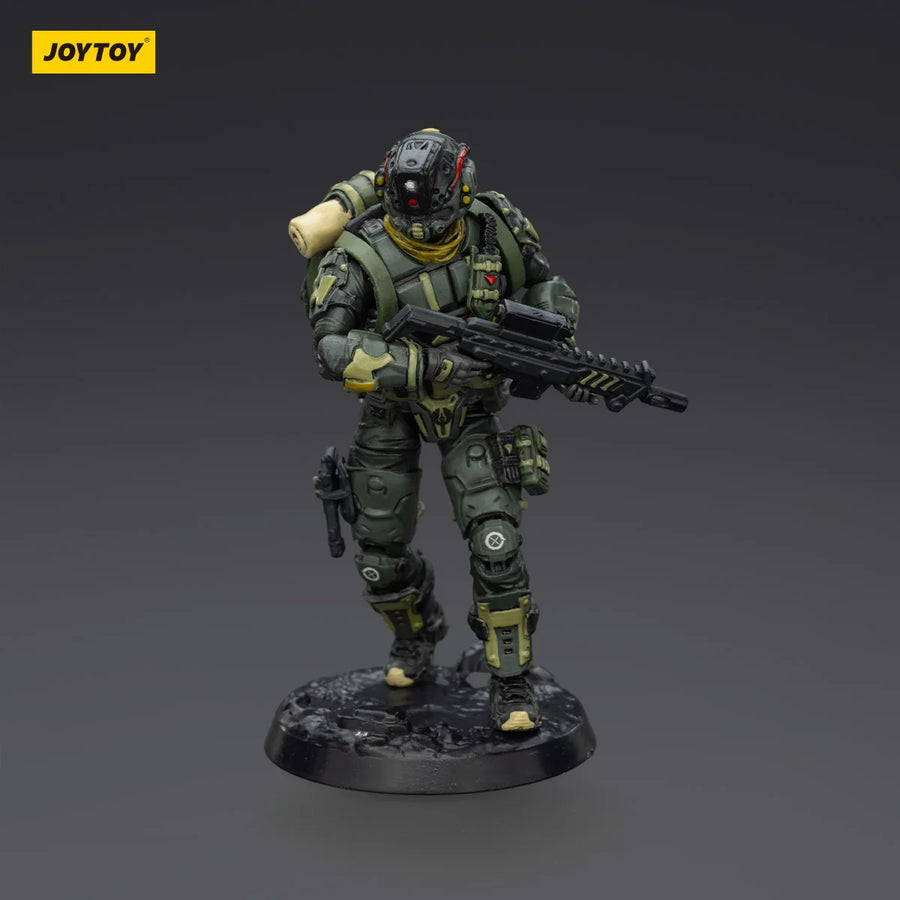 Sci-Fi Female Tactical Operator Dual Weapons 1/25 Resin Figure Kit - resin model view 2