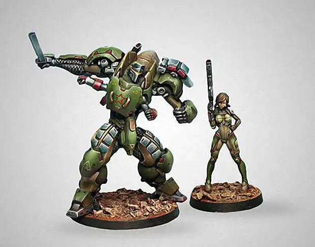 Mercenary Python Tag Squadron Trooper Resin Figure Kit - resin model view 2