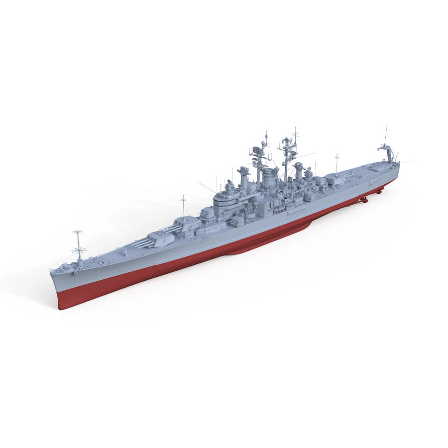 US Navy Heavy Cruiser Newport News 1/700 Resin Model Kit - 1/700 resin model view 2