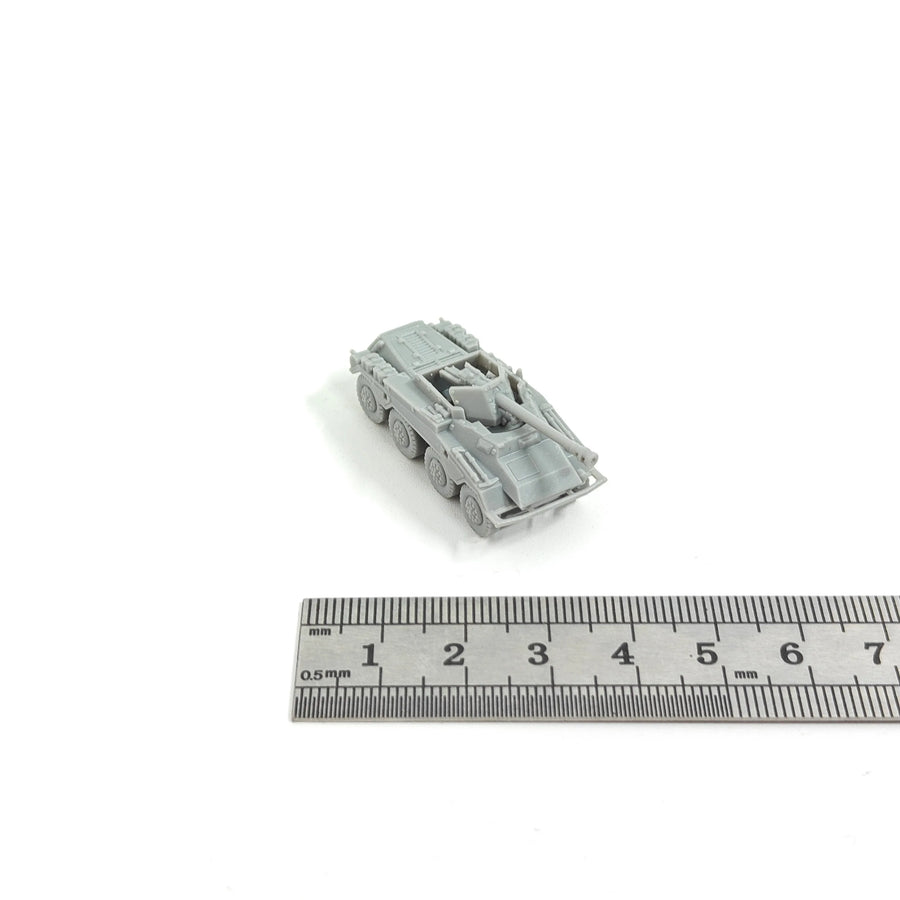 WWII German Sd.Kfz.234/4 Armored Car 1/144 Resin Model Kit - 1/144 resin model view 2