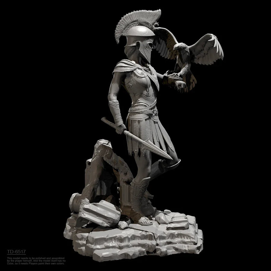 Roman Legionary with Eagle Standard 38mm Resin Figure Kit - 38mm resin model view 3
