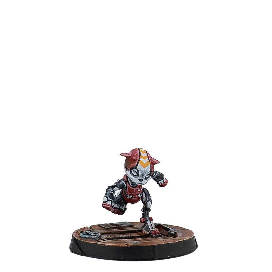 Cyberpunk Nomad Warriors Resin Figure Army Set with Bases - resin model view 6