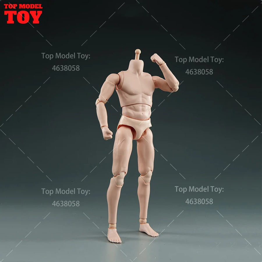 1/6 Scale Articulated Male Muscle Body Resin Figure with Flexible Joints - 1/6 resin model view 2