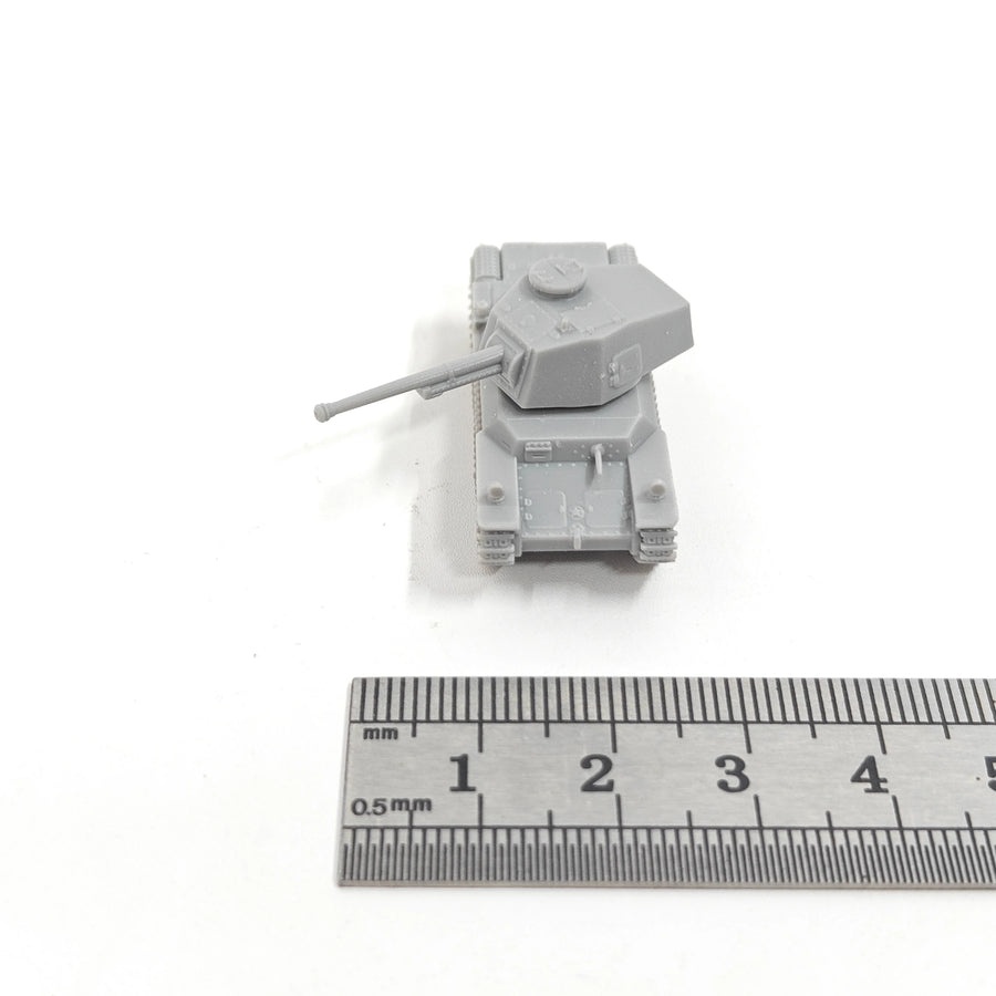 Type 3 Chi-Nu Medium Tank 1/144 Scale Resin Model Kit - 1/144 resin model view 2