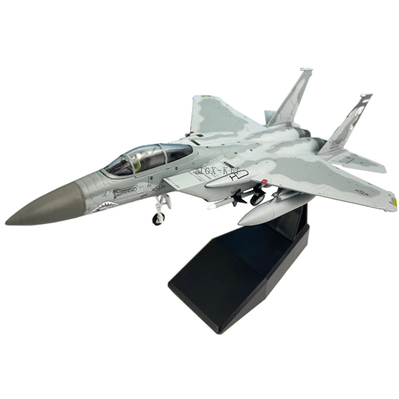F-15 Eagle Fighter Jet Diecast Model 1:100 Scale with Display Stand - 1/100 resin model view 2