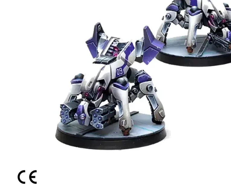 Probots Combat Walker Squad Resin Figure Kit Set - resin model view 4