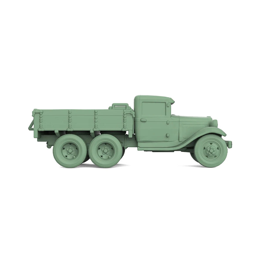 Soviet GAZ-AAA Anti-Aircraft Truck 1/87 Resin Model Kit - 1/87 resin model view 3