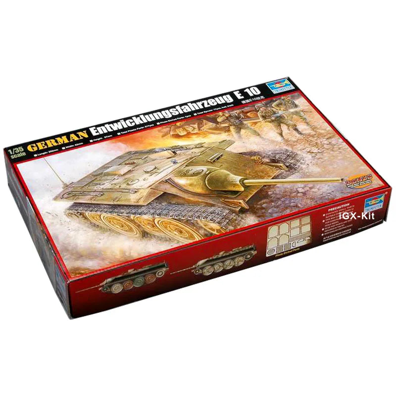 German E-10 Tank Destroyer 1/35 Resin Model Kit - 1/35 resin model view 2