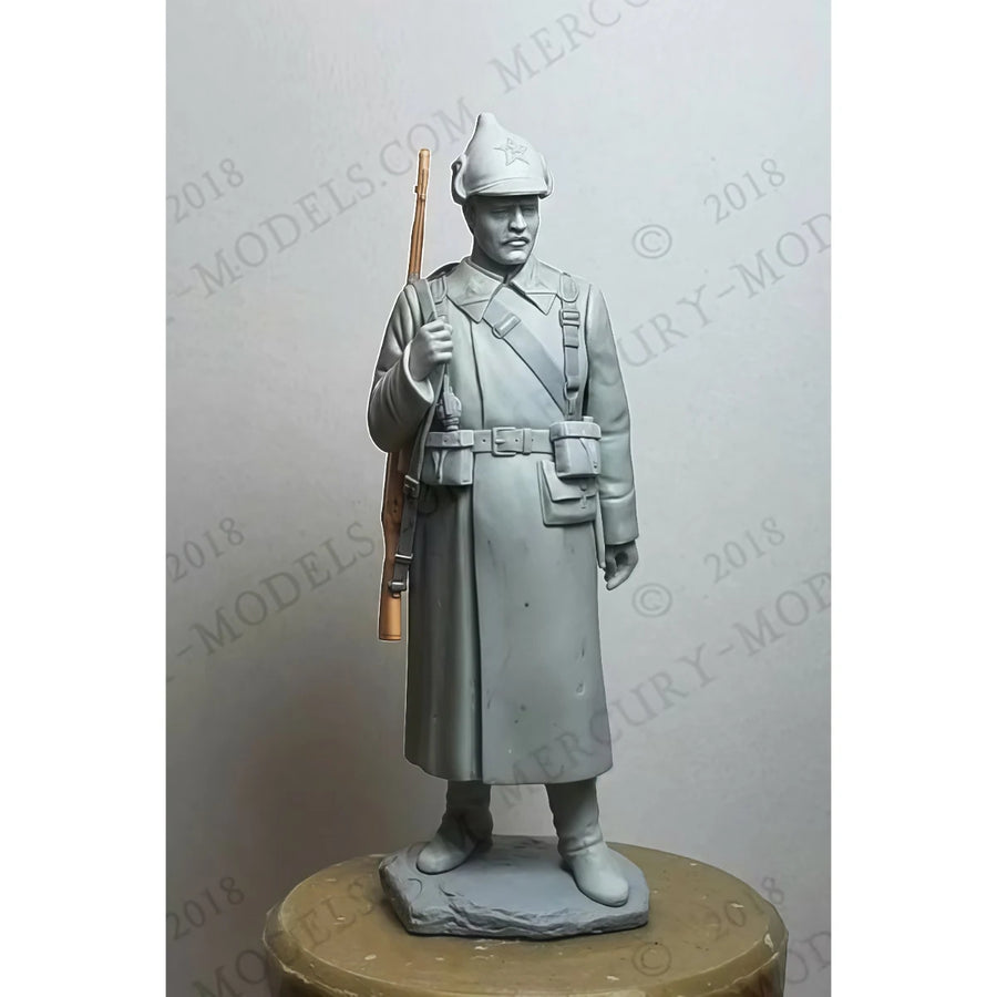 Soviet Red Army Corporal 1941-1942 75mm Resin Figure Kit - 75mm resin model view 3