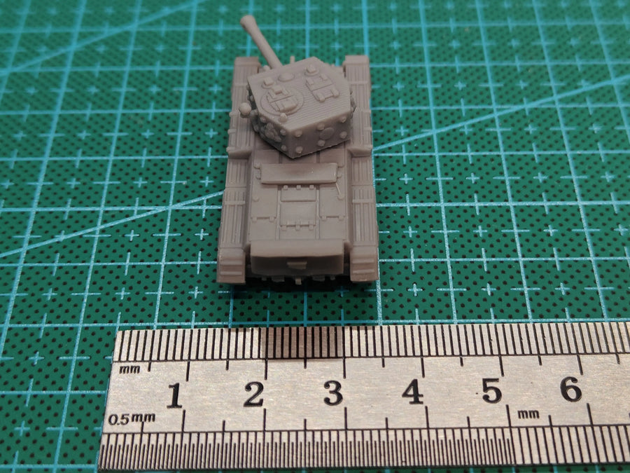 WWII British Cromwell Tank 1/144 Scale Resin Model Kit - 1/144 resin model view 3